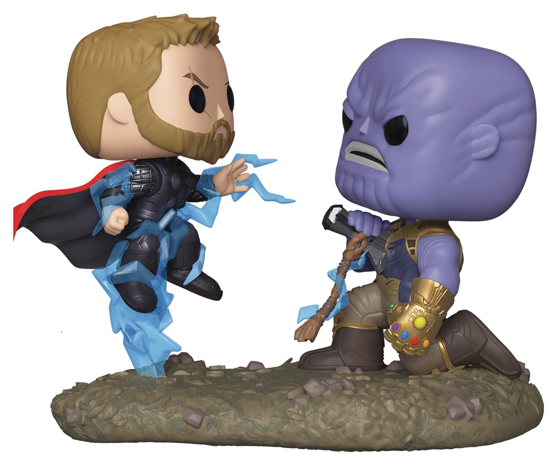 Pop Movie Moment Marvel Thor Vs Thanos Vinyl Figure