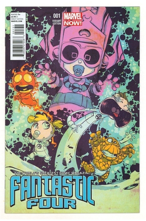 Fantastic Four (2012) #1 - Skottie Young Variant Cover