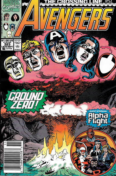 The Avengers #323 [Newsstand] - Vf 8.0