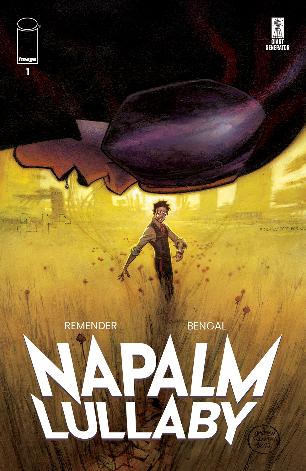 Napalm Lullaby #1 Cover F 1 for 30 Incentive Andrew Robinson Variant