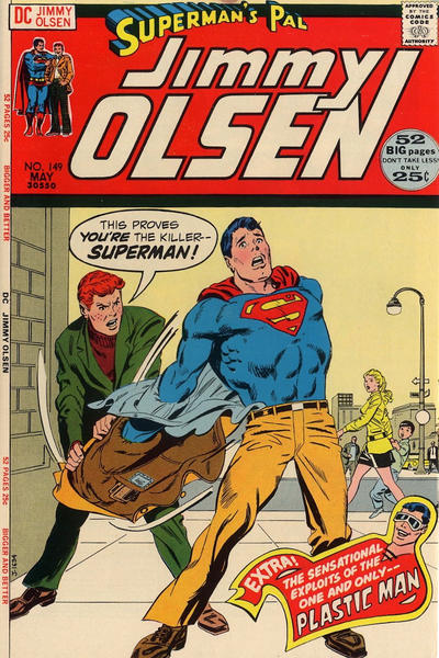 Superman's Pal, Jimmy Olsen #149 - Fn+ - Smear/Fingerprint On Front