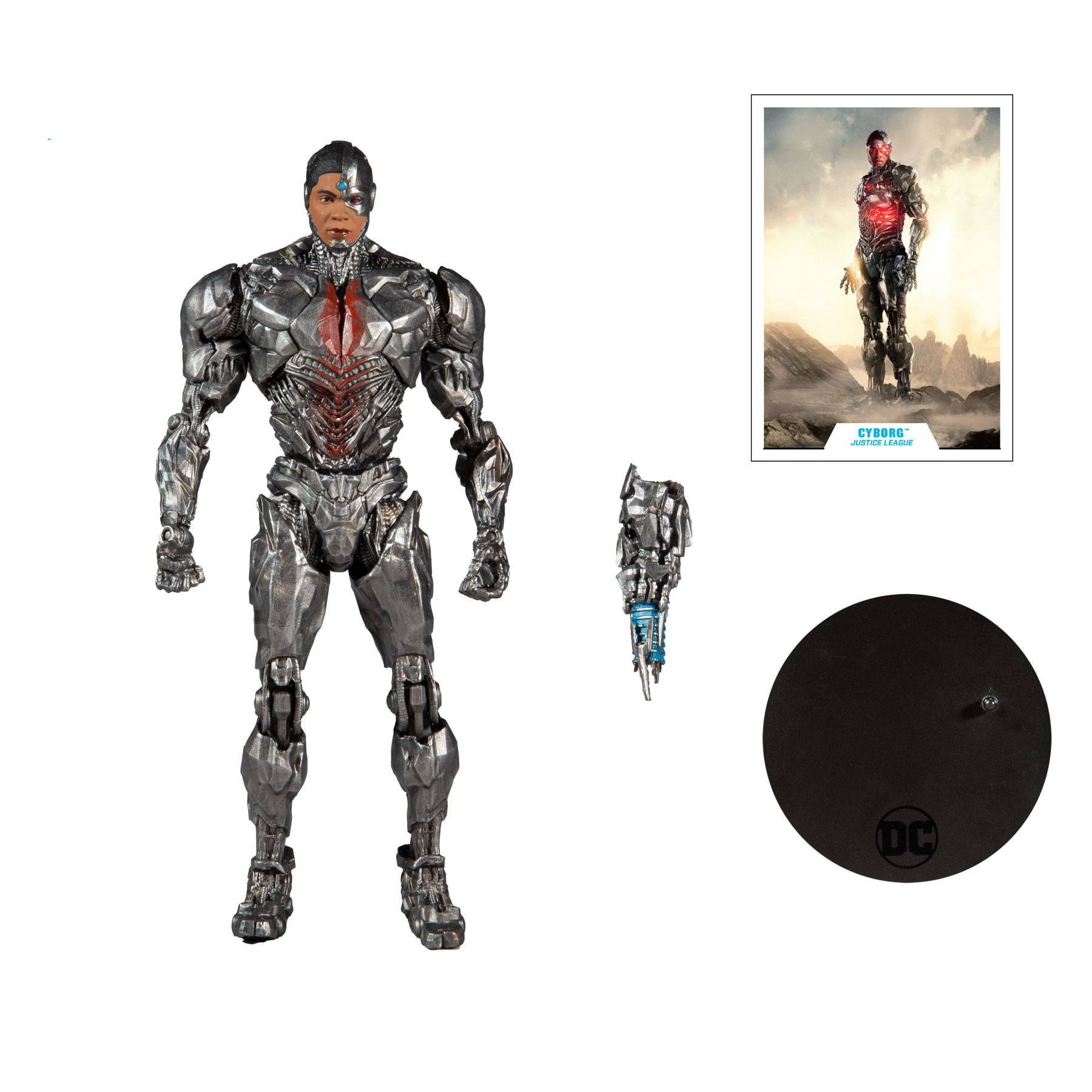 DC Justice League Cyborg 7 Inch Scale Action Figure Case