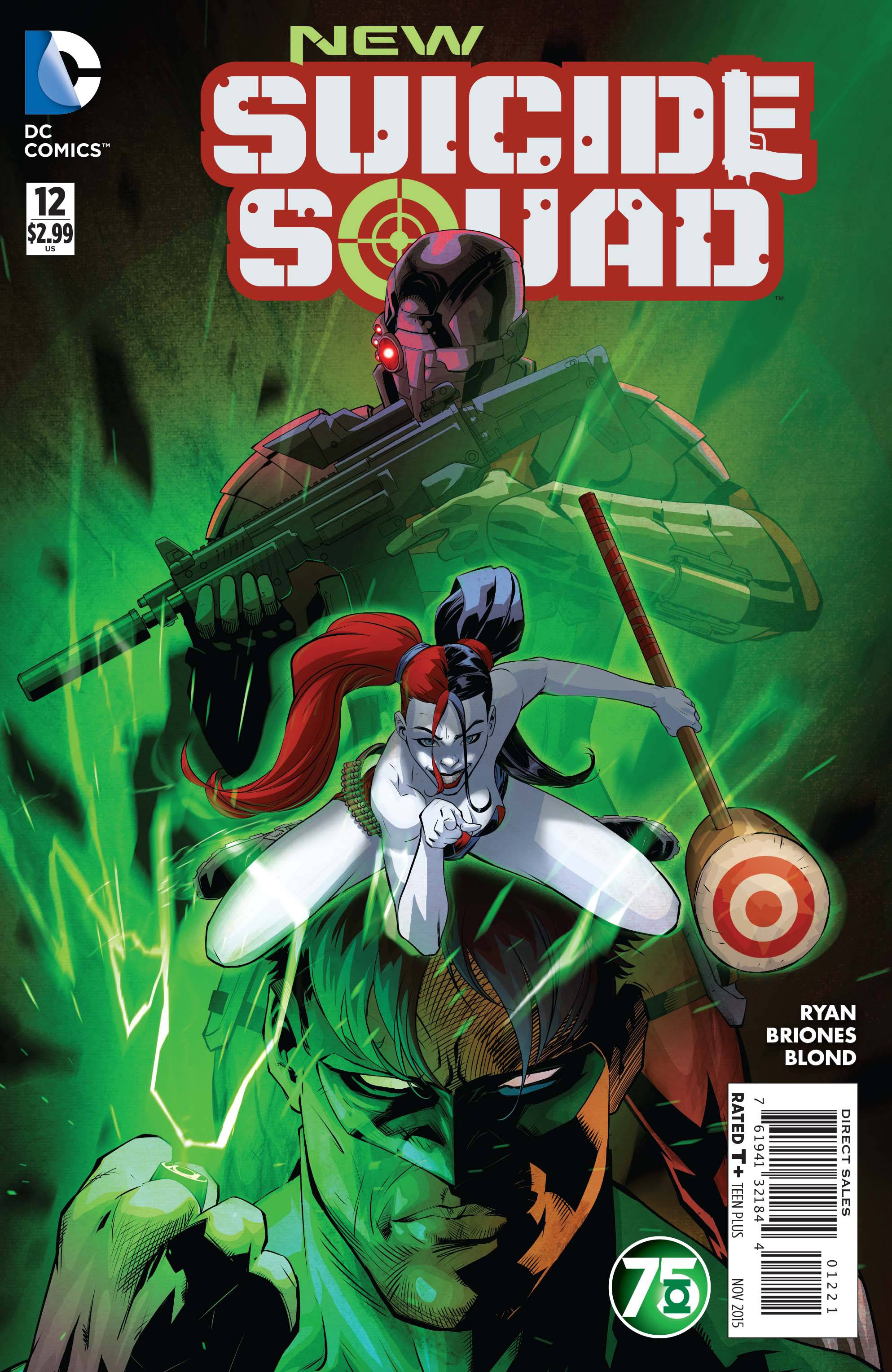 New Suicide Squad #12 Green Lantern 75 Variant Edition (2014)