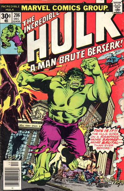 Incredible Hulk #206 - Vg/Fn