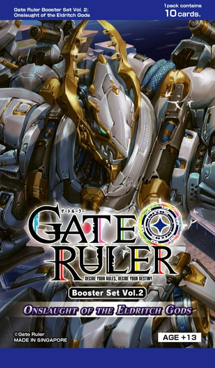Gate Ruler TCG Booster Volume 2 Onslaught of the Eldritch Gods Booster Pack