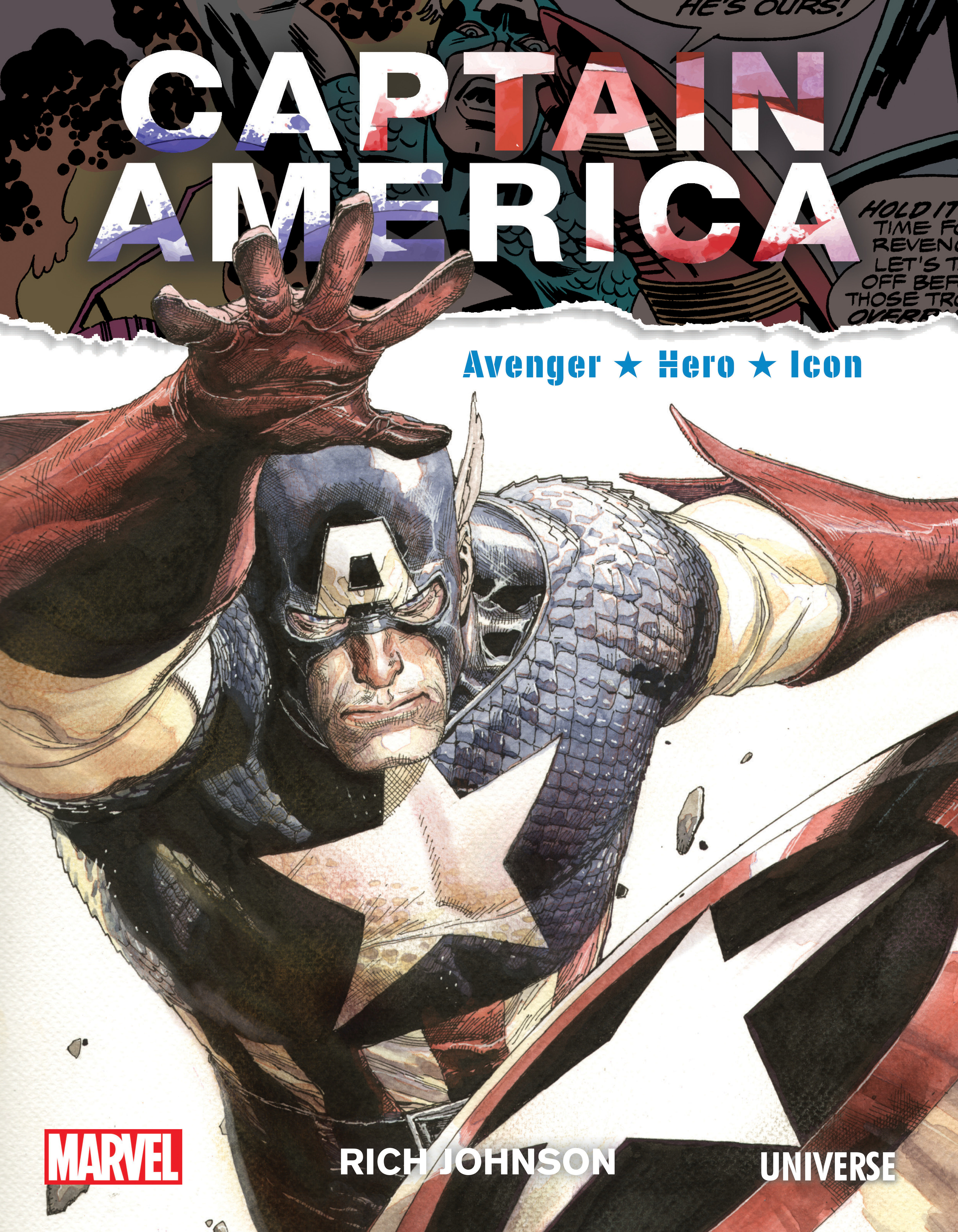 Captain America First Avenger Hero Icon Hardcover
