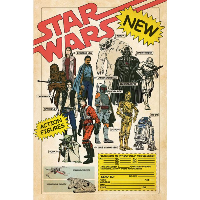 Star Wars - Action Figures Poster