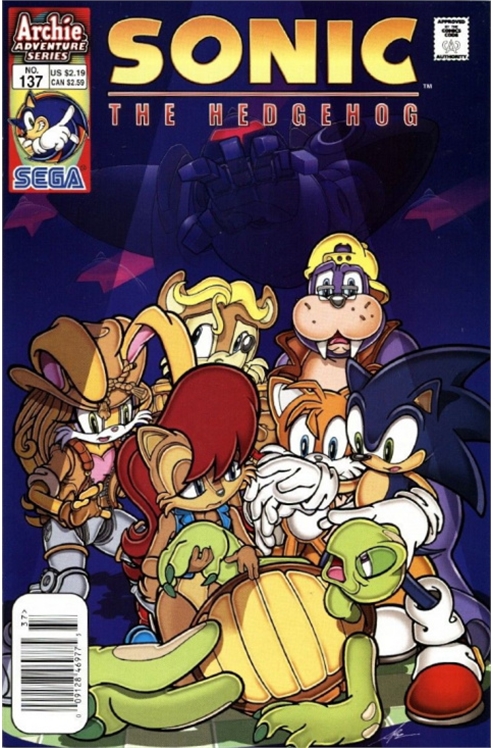 Sonic The Hedgehog #137 [Newsstand]-Very Fine