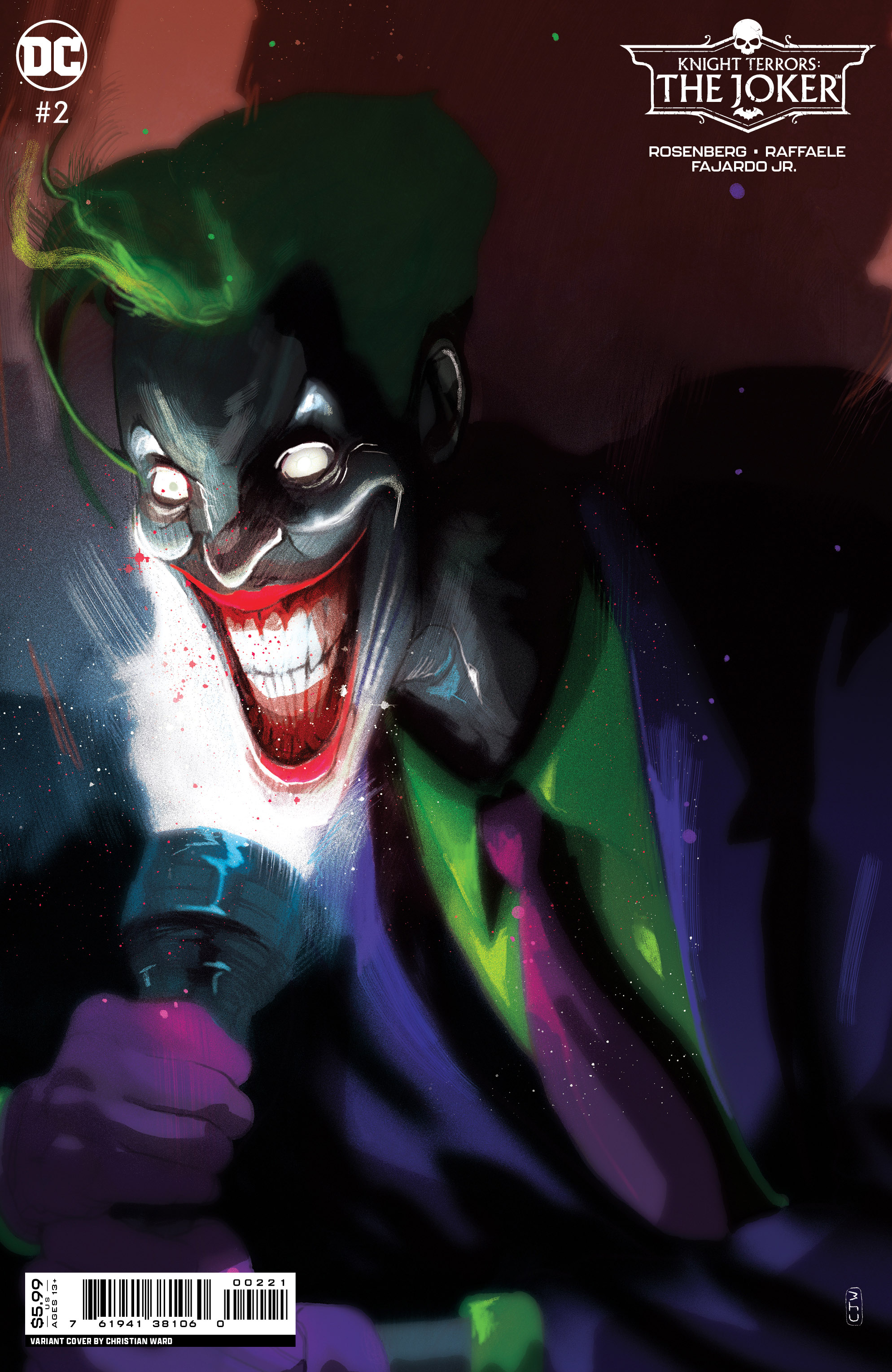 Joker The Man Who Stopped Laughing #9.2 Knight Terrors #2 Cover B Christian Ward Card Stock Variant (Of 2)