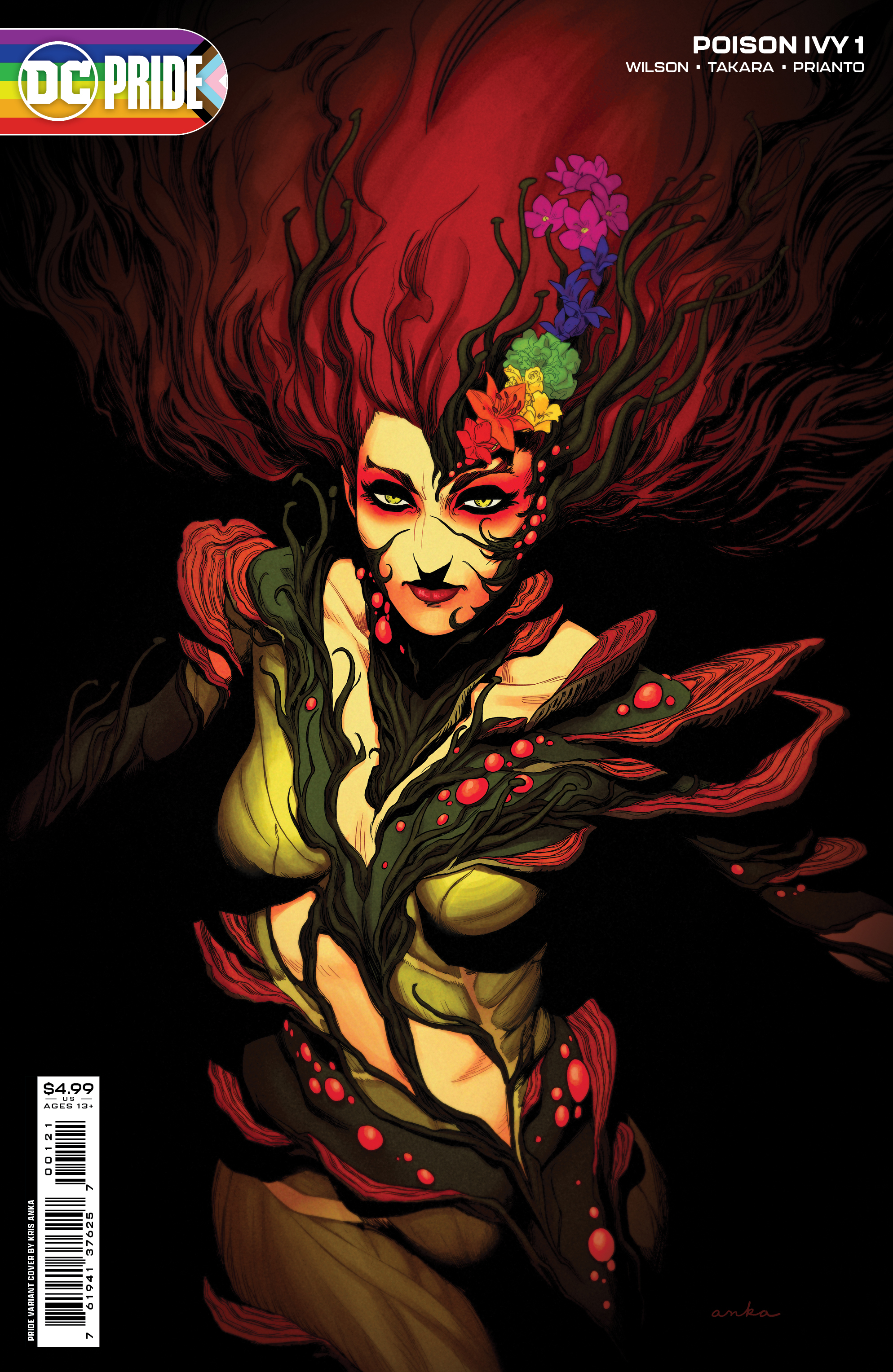 Poison Ivy #1 Cover C Kris Anka Pride Month Card Stock Variant (Of 6)
