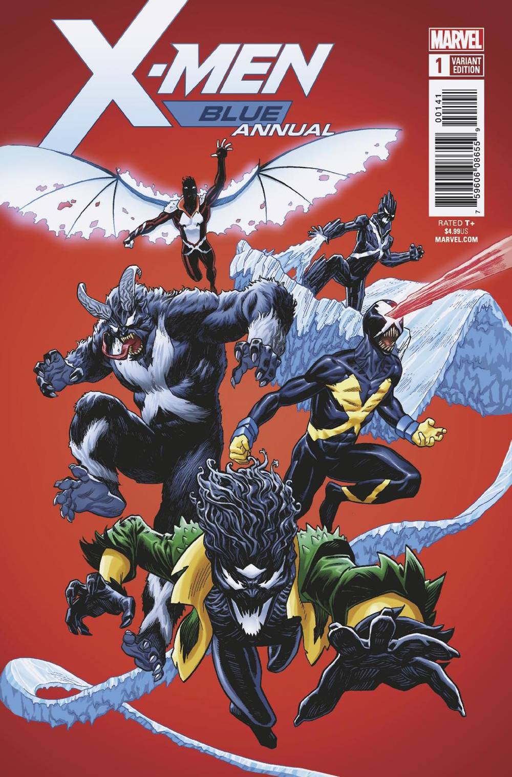 X-Men Blue Annual #1 Venomized Variant Leg