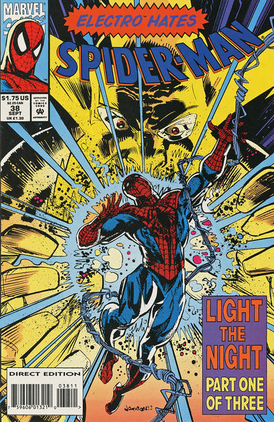 Spider-Man #38 [Direct Edition]-Near Mint (9.2 - 9.8)