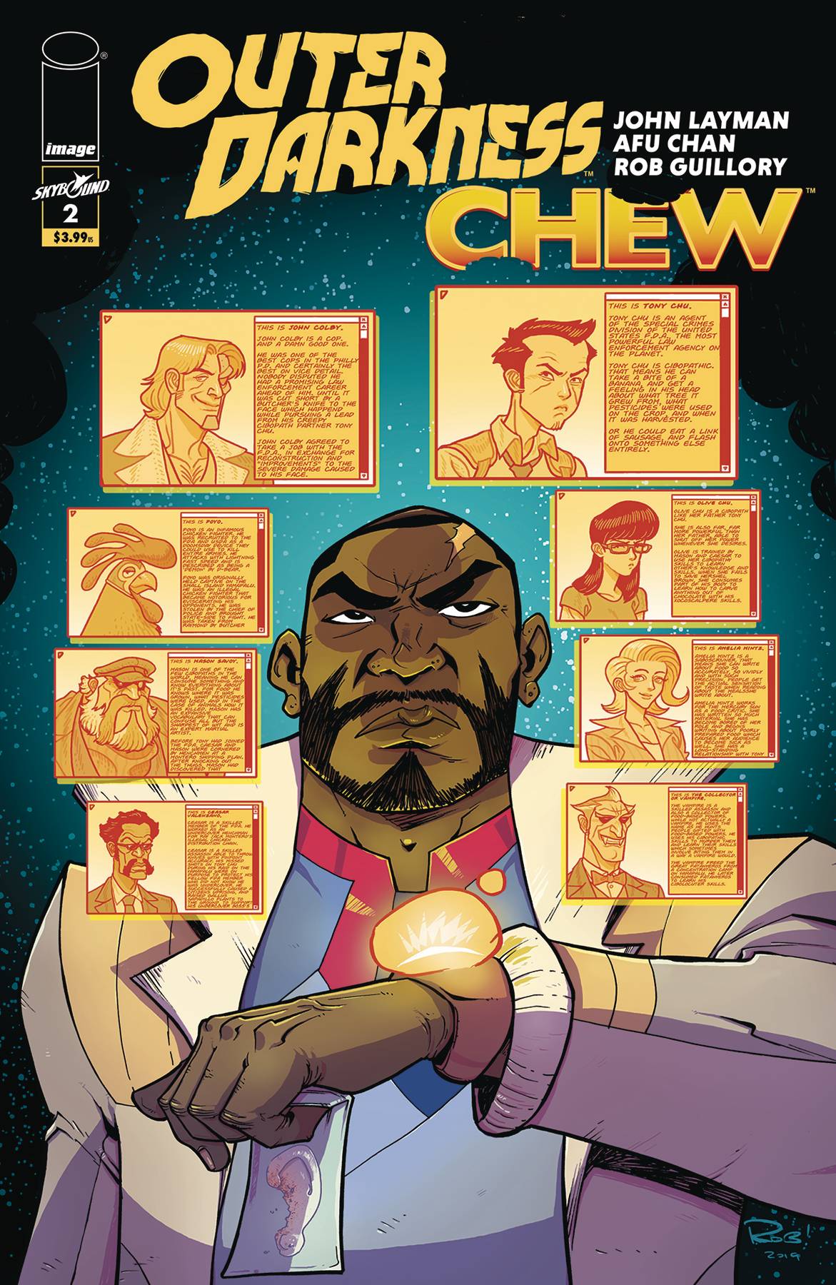 Outer Darkness Chew #2 Cover B Guillory (Mature) (Of 3)
