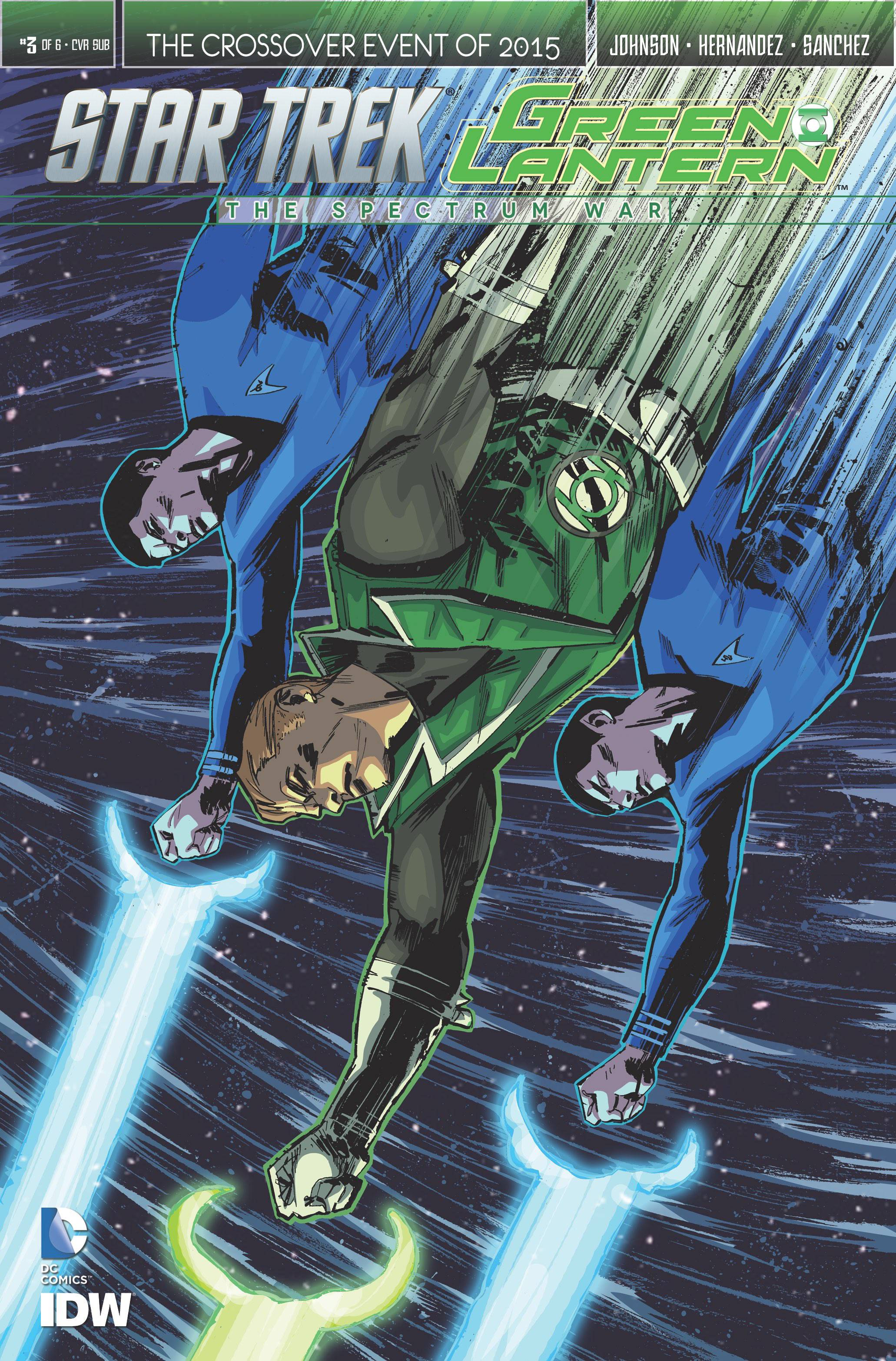 Star Trek Green Lantern #3 (2015) Subscription Variant