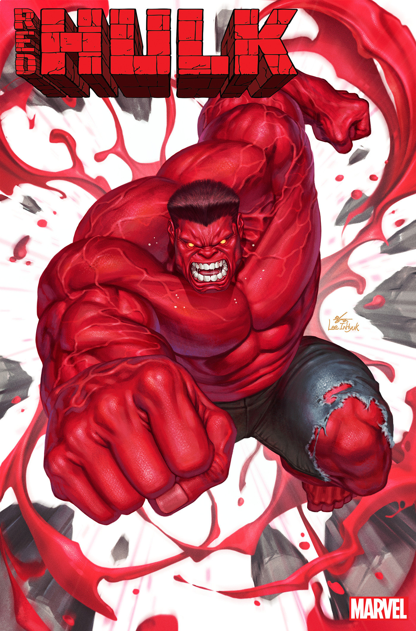 Red Hulk #1 Inhyuk Lee Variant 1 for 25 Incentive