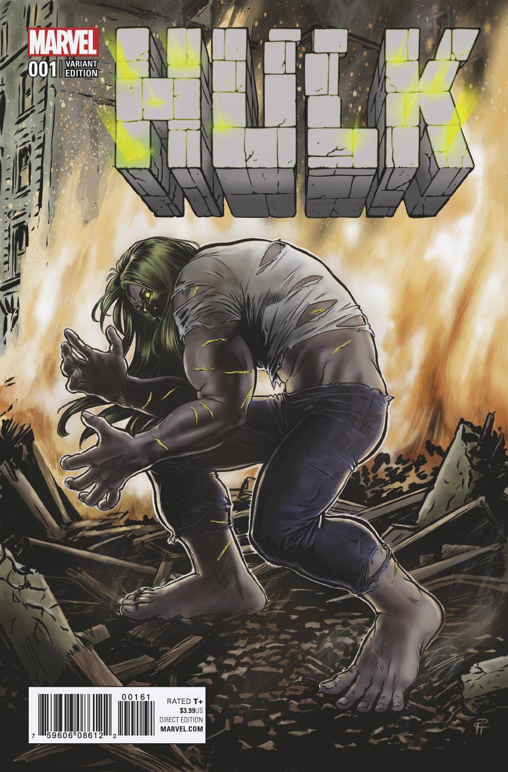 Hulk #1 1 for 25 Incentive Pia Guerra (2016)