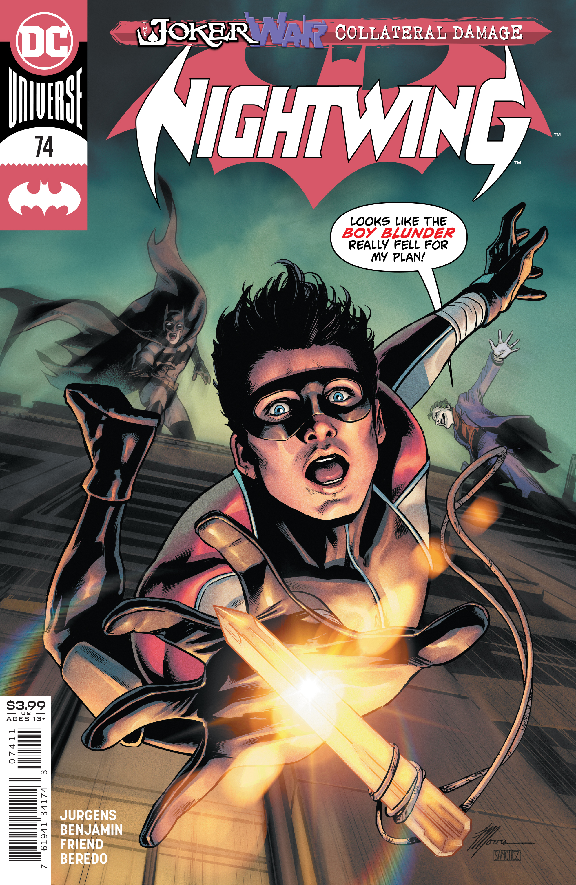 Nightwing #74 Cover A Travis Moore (Joker War) (2016)