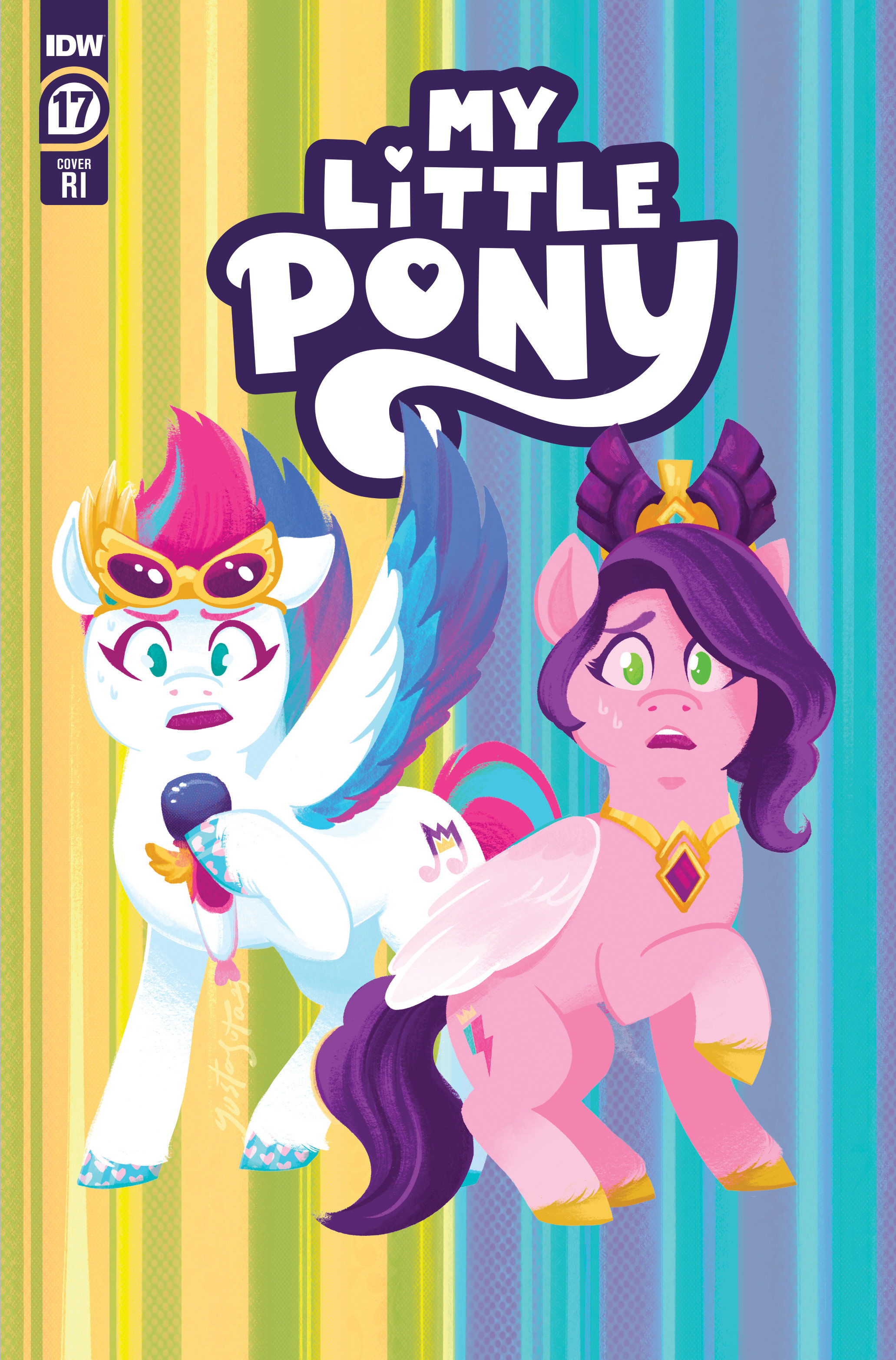 My Little Pony #17 Cover Retailer Incentive Justasuta 1 for 10 Incentive