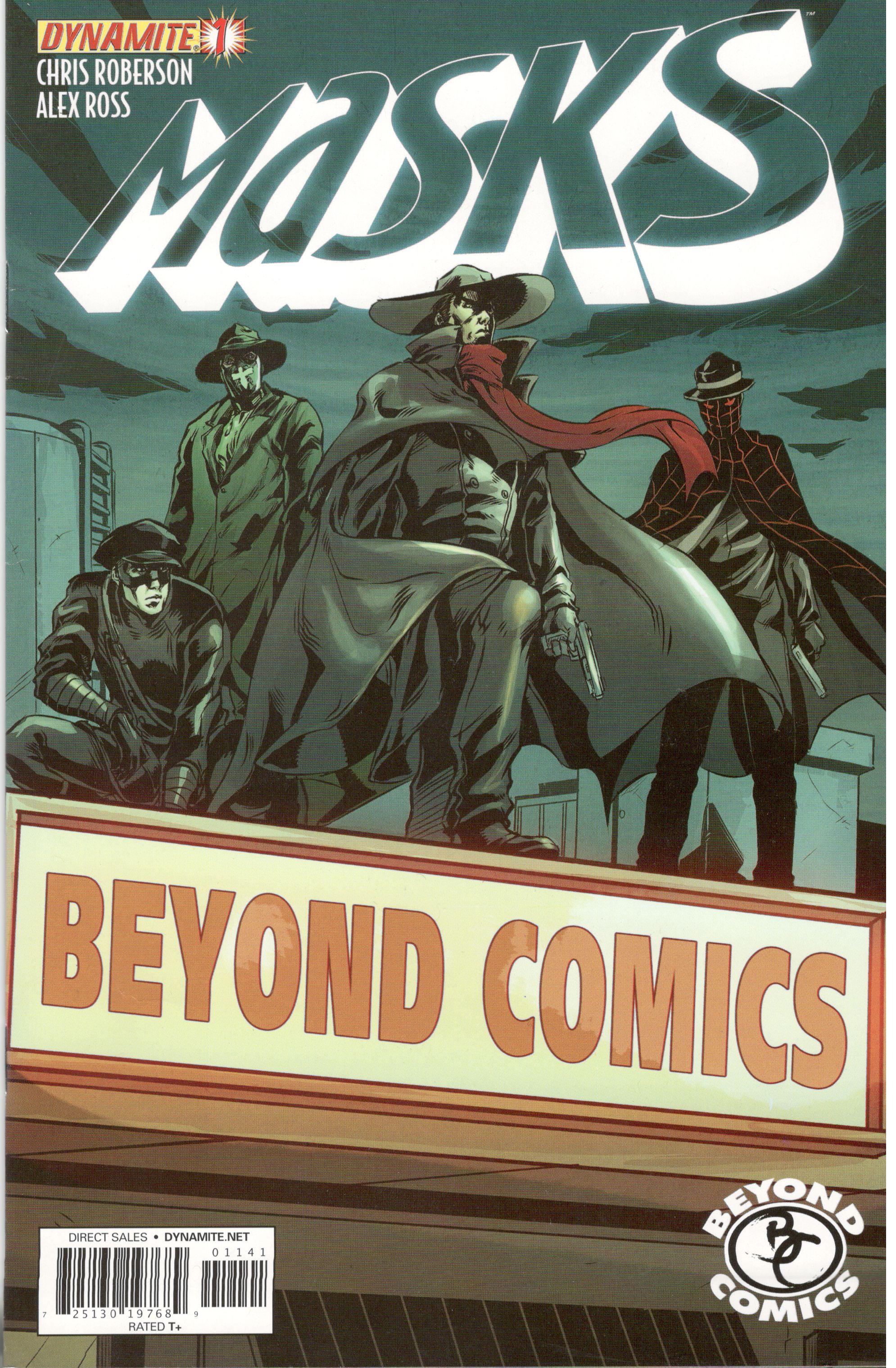 Masks #1 Beyond Comics Logo Variant Cover