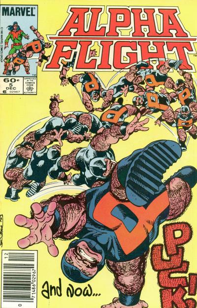 Alpha Flight #5 [Newsstand]-Fine