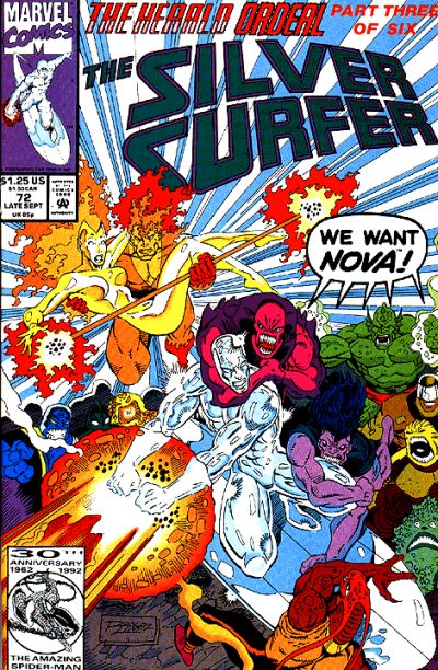 Silver Surfer #72 (1987)-Fine (5.5 – 7)