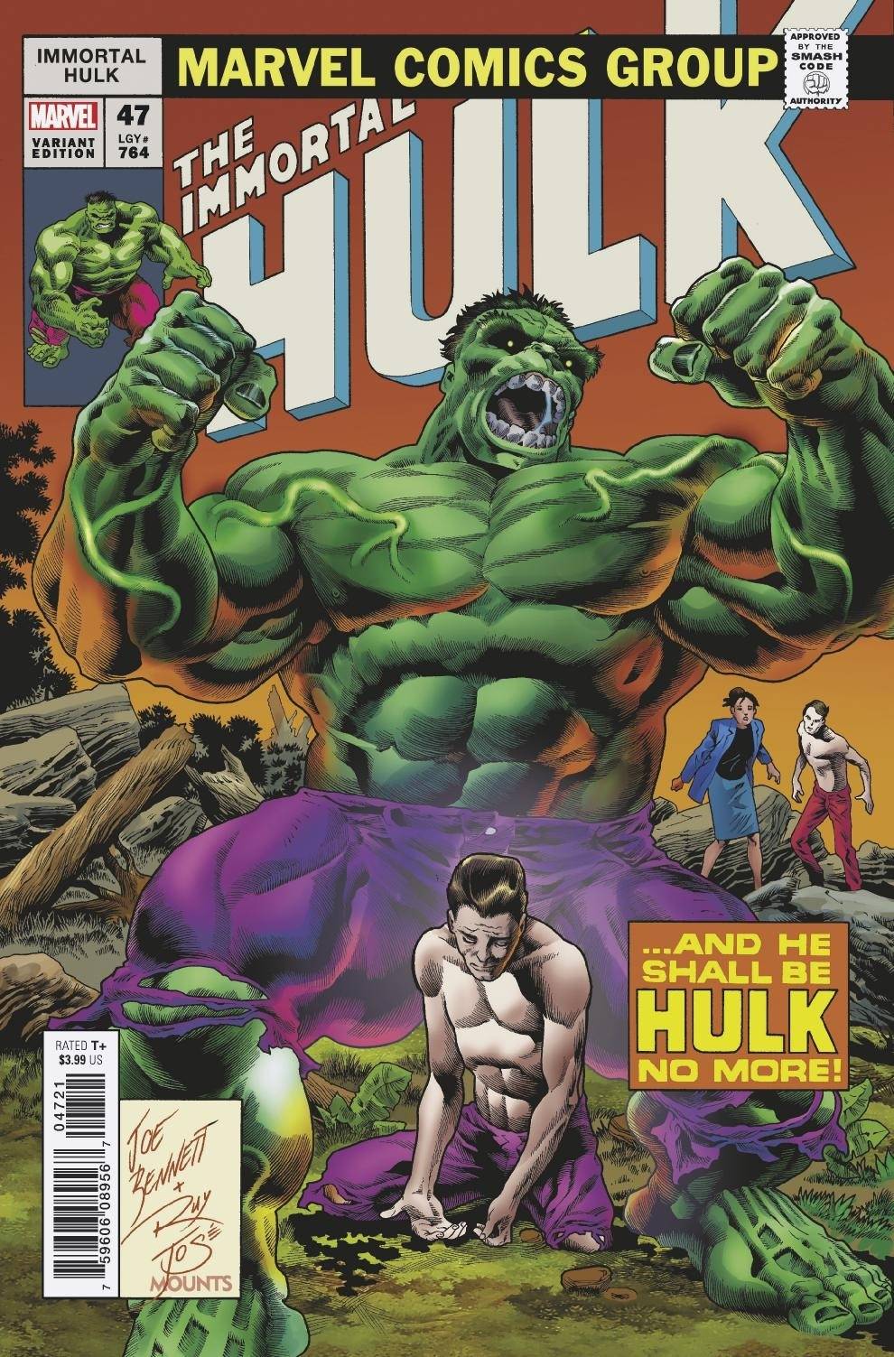 Immortal Hulk #47 Bennett Homage Variant (2018)