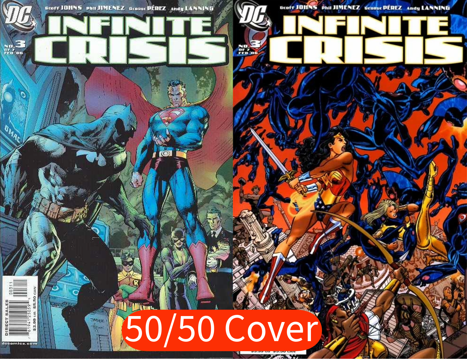 Infinite Crisis #3 50/50 Cover