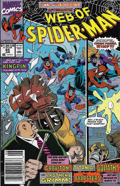 Web of Spider-Man #65 [Newsstand]-Good (1.8 – 3)