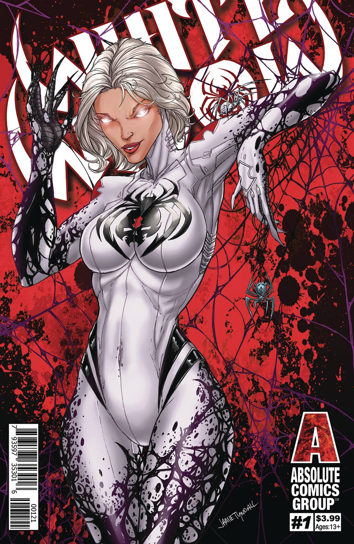 White Widow #1 Red Foil Cover