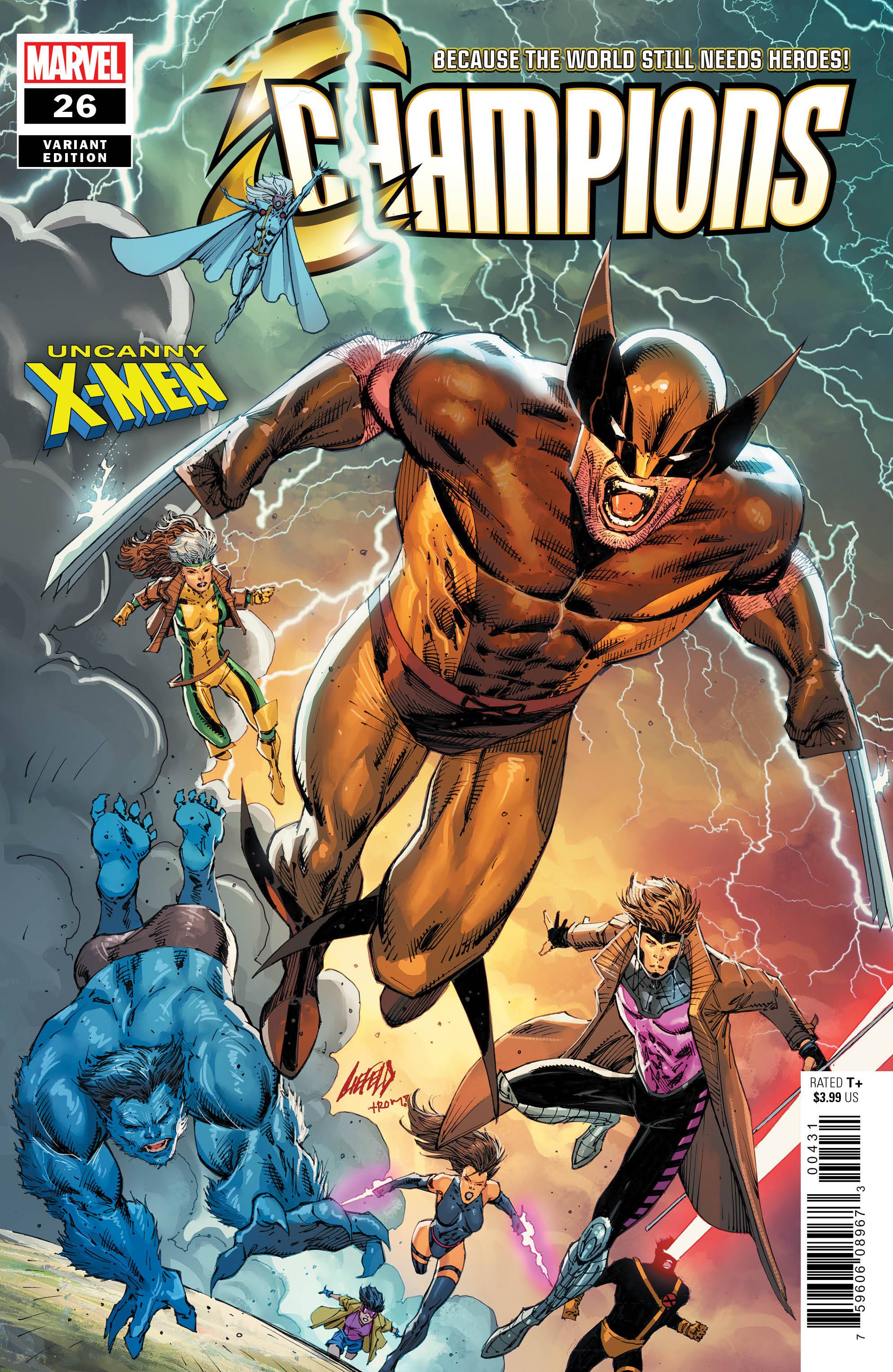 Champions #26 Liefeld Uncanny X-Men Variant (2016)