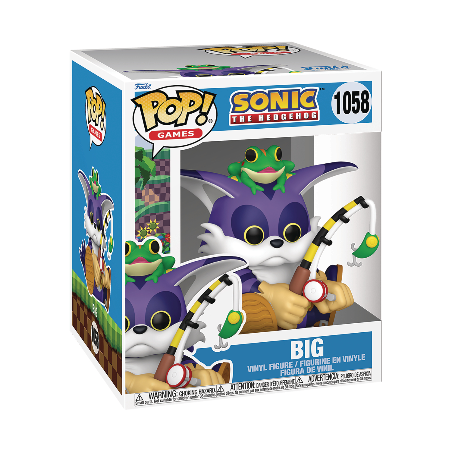 Sonic the Hedgehog Big Super 6-Inch Funko Pop! Vinyl Figure #1058