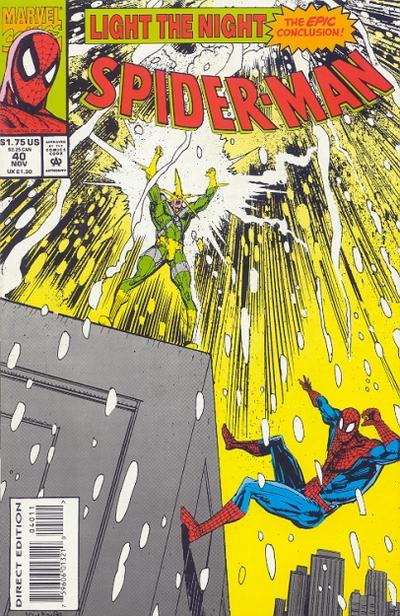 Spider-Man #40 [Direct Edition]-Near Mint (9.2 - 9.8)