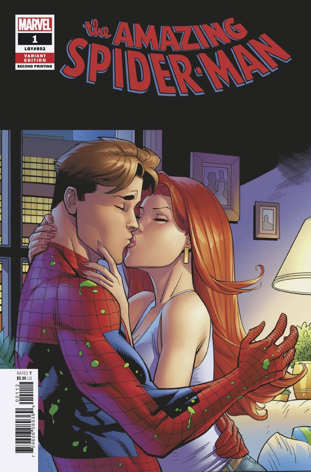 Amazing Spider-Man #1 2nd Printing Ottley Variant (2018)