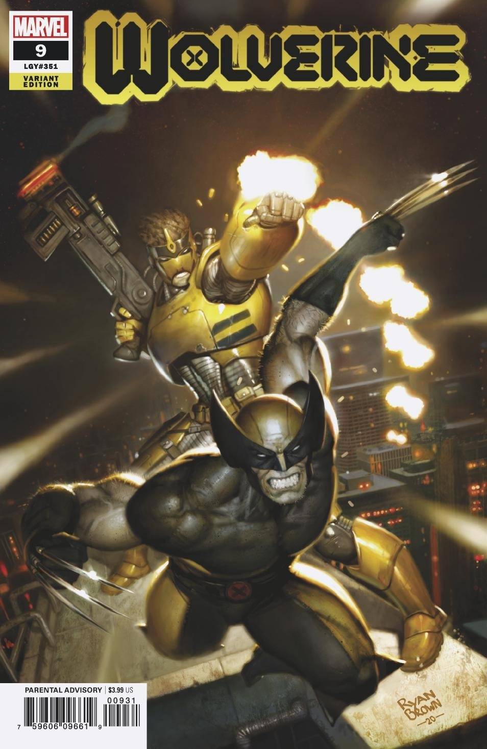 Wolverine #9 Ryan Brown Variant (2020)