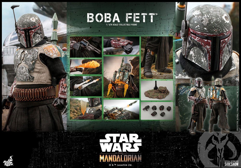 Hot Toys Star Wars The Mandalorian Boba Fett 1/6 Action Figure