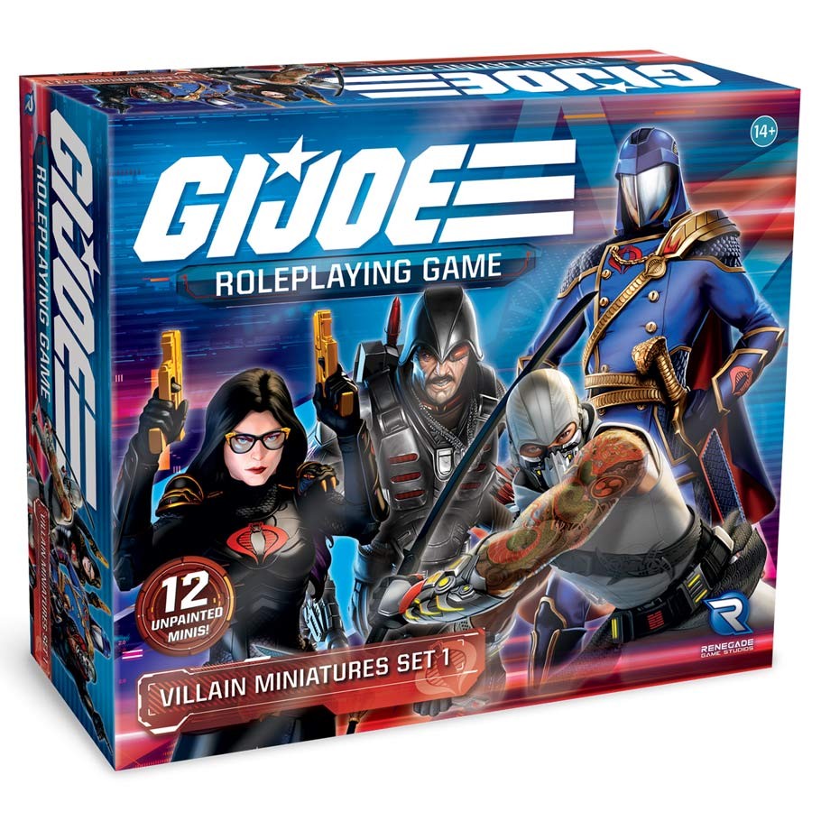 G.I. Joe RPG Villain Miniature Set 1