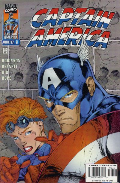 Captain America #8 (1996) [Direct Edition]-Fine (5.5 – 7)