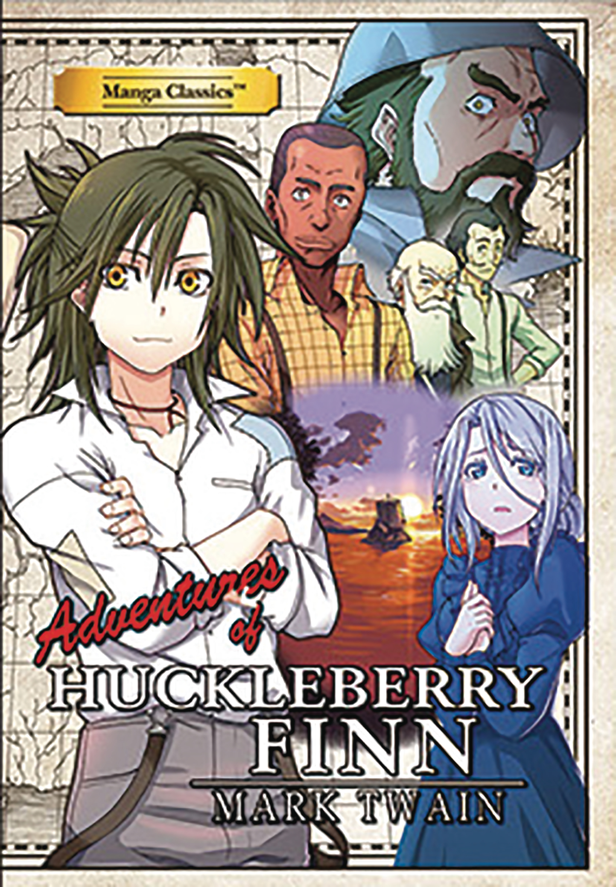 Adventures of Huckleberry Finn Manga Classics Graphic Novel