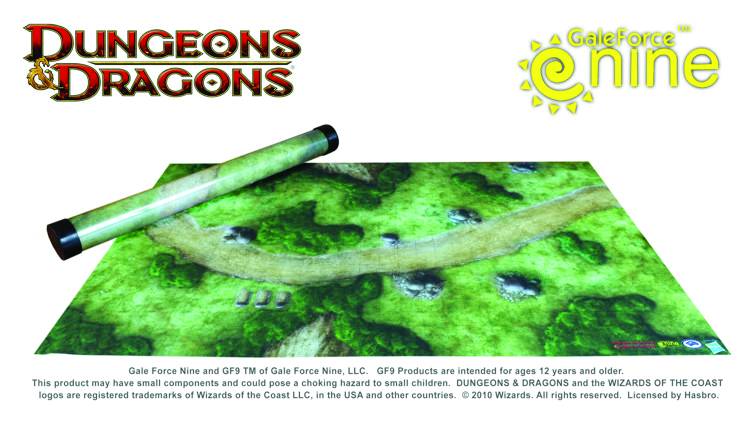 Dungeons & Dragons 4th Edition Kings Road Vinyl Game Mat