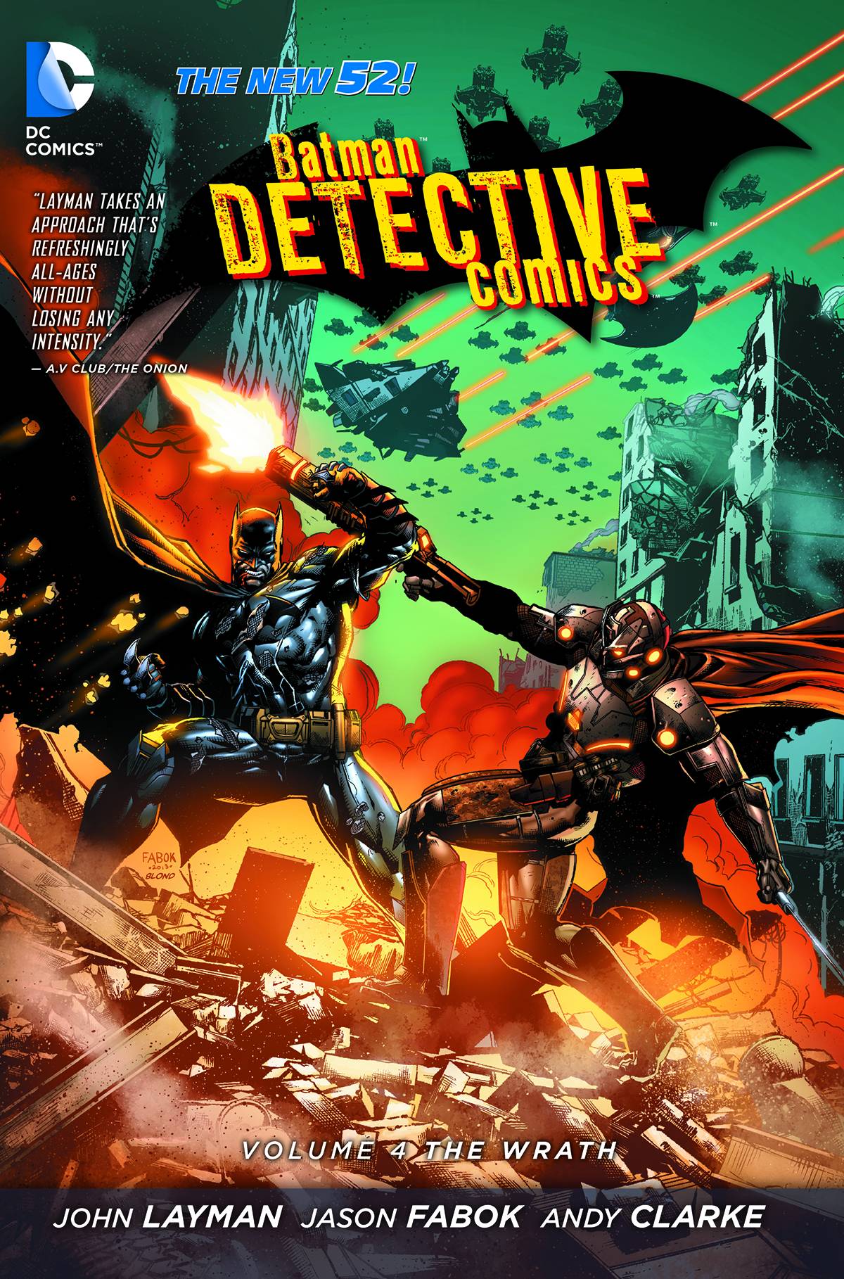 Batman Detective Comics Graphic Novel Volume 4 the Wrath (New 52)