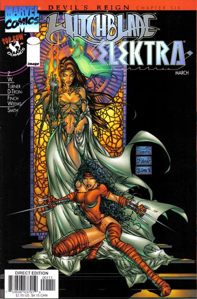Witchblade / Elektra #1 [Michael Turner Cover]-Fine (5.5 – 7)