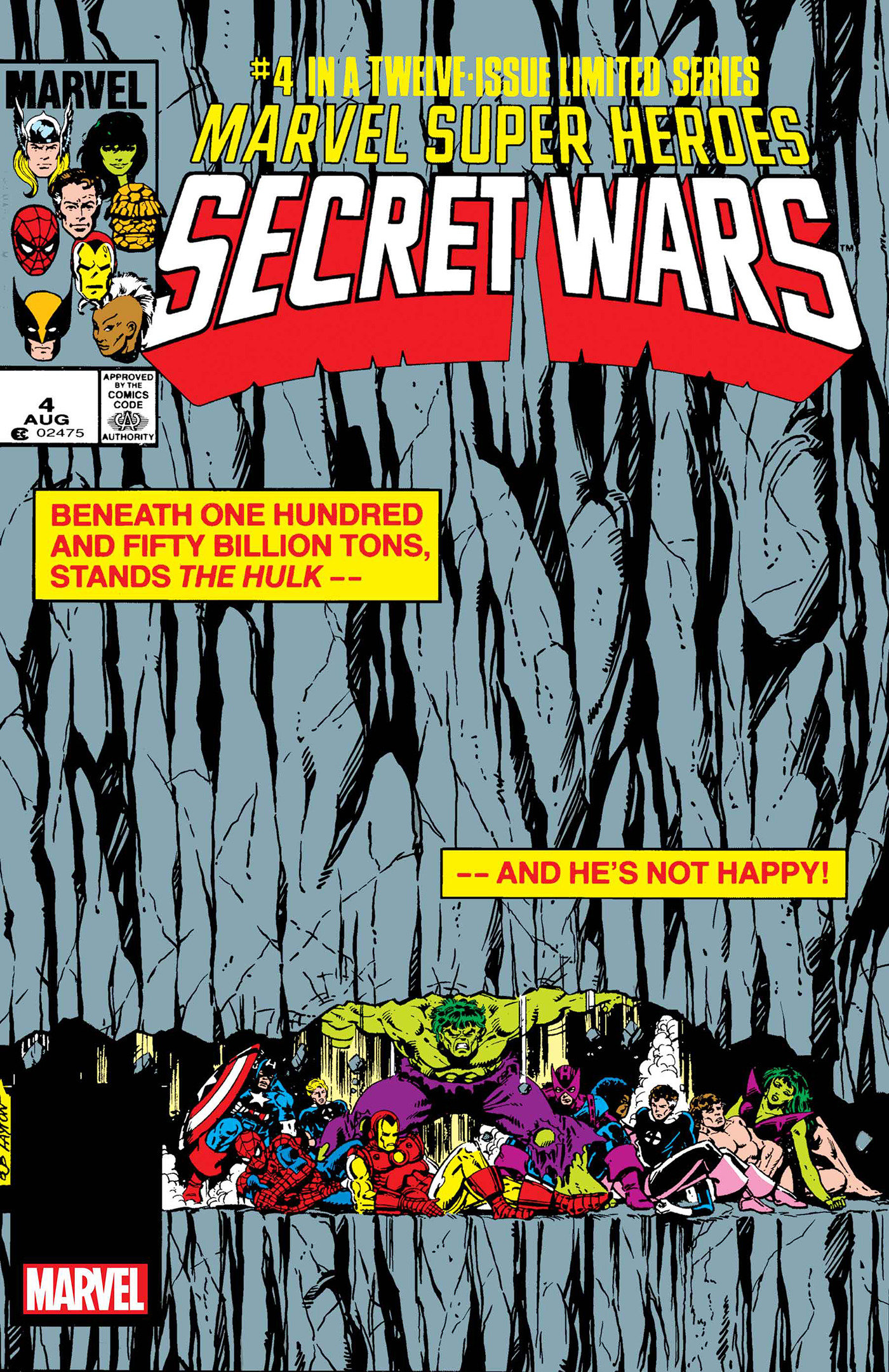 Marvel Super Heroes Secret Wars Facsimile #4 Foil Variant