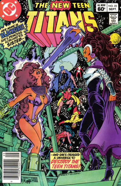 The New Teen Titans #23 [Newsstand](1980)-Very Fine (7.5 – 9)