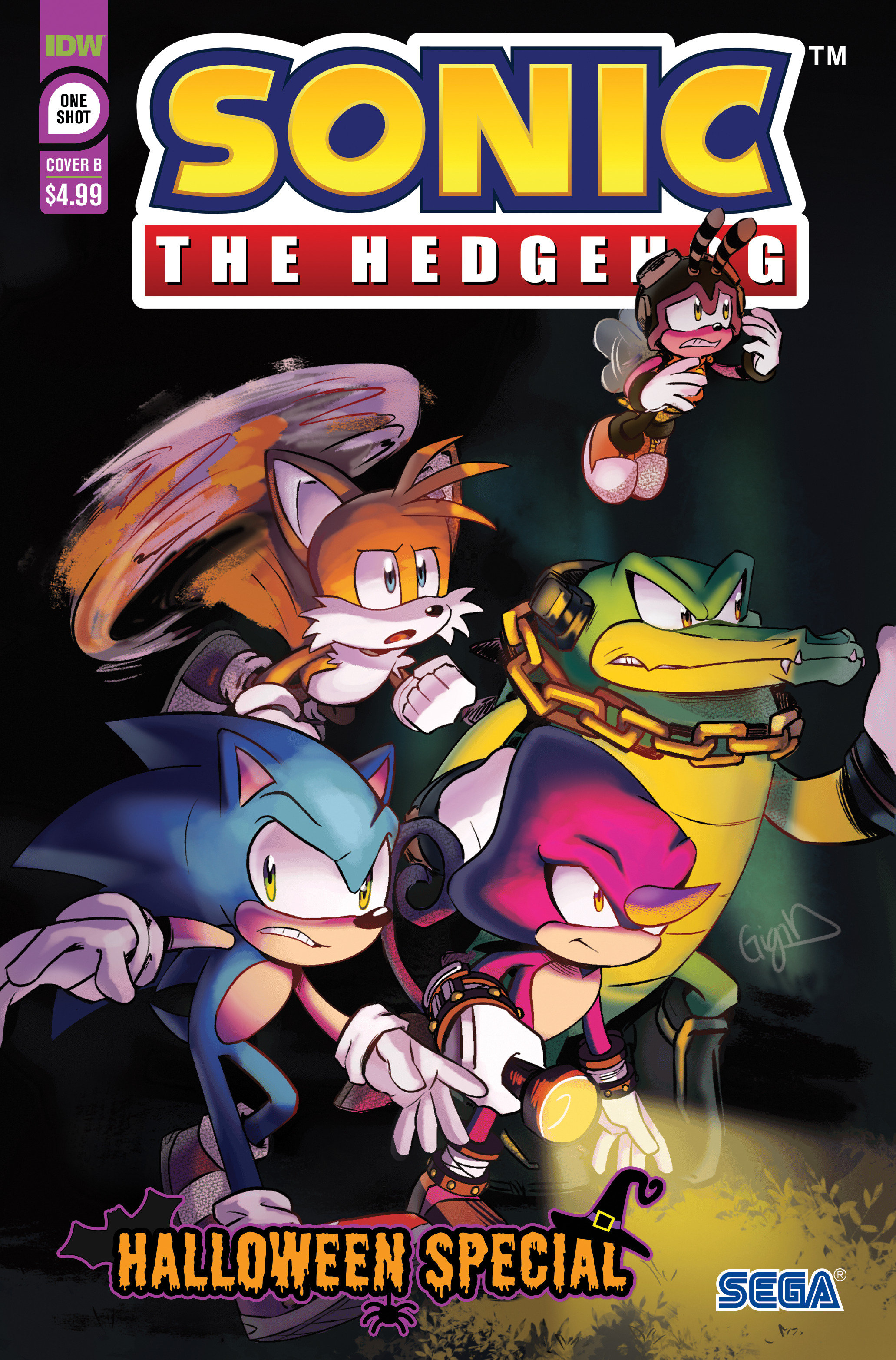 Sonic the Hedgehog: Halloween Special Cover B Dutreix