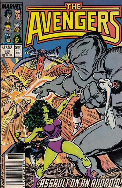 The Avengers #286 [Newsstand]-Fine (5.5 – 7)
