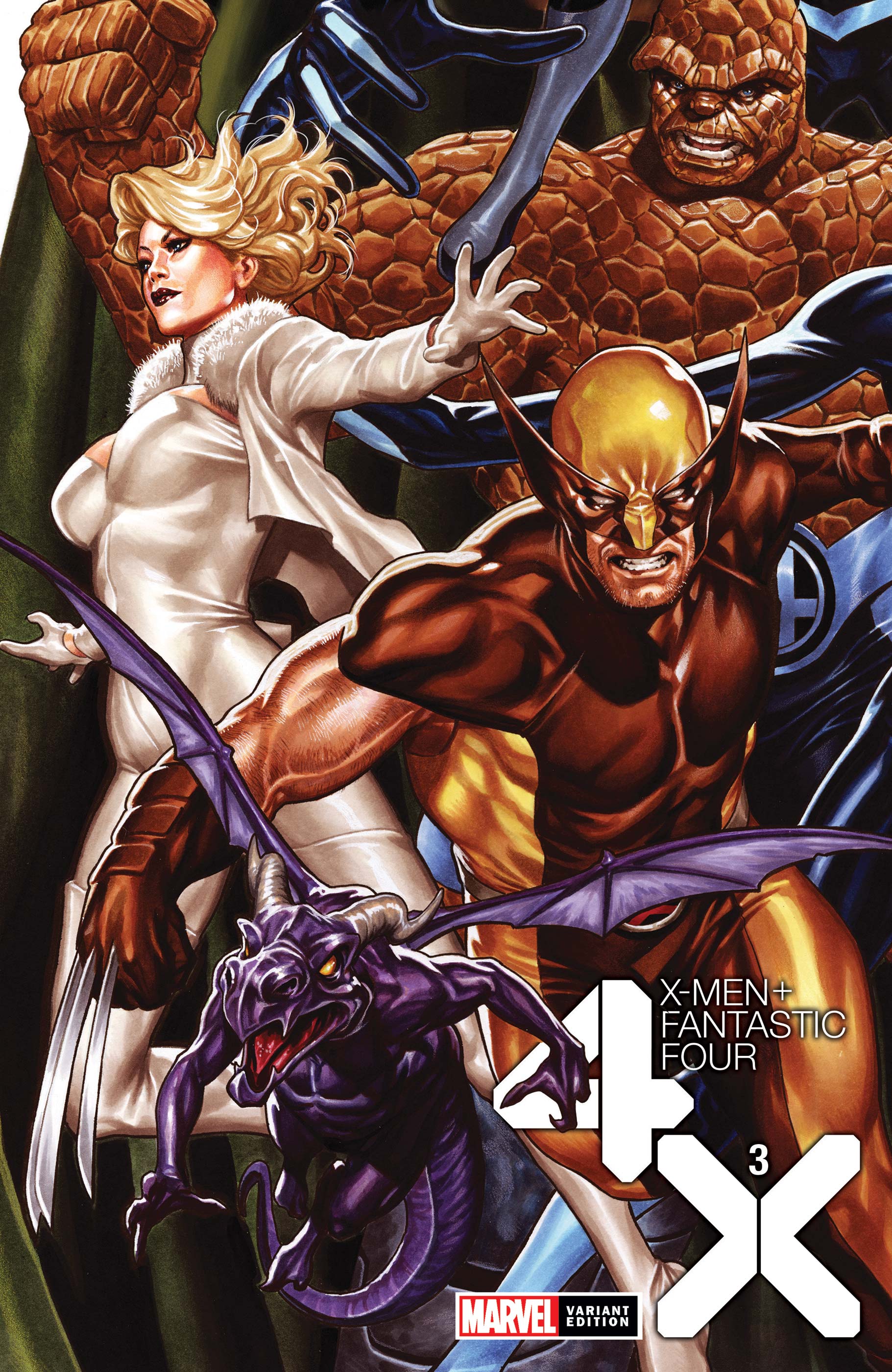 X-Men Fantastic Four #3 Brooks Variant (Of 4)