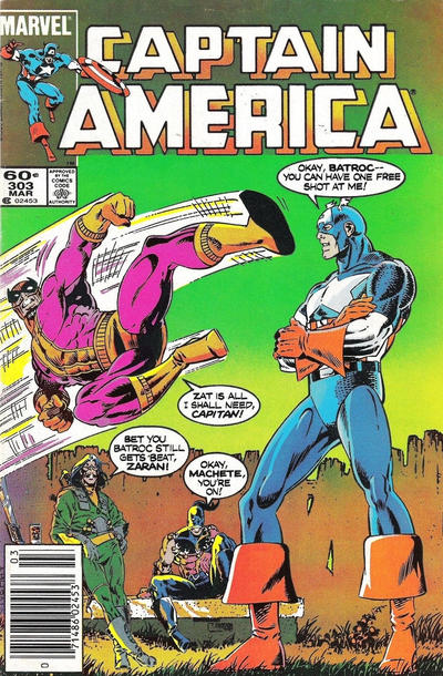 Captain America #303 [Newsstand]-Very Good (3.5 – 5)