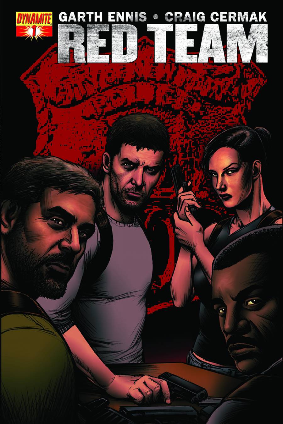 Garth Ennis Red Team #1 Exclusive Subscription Variant