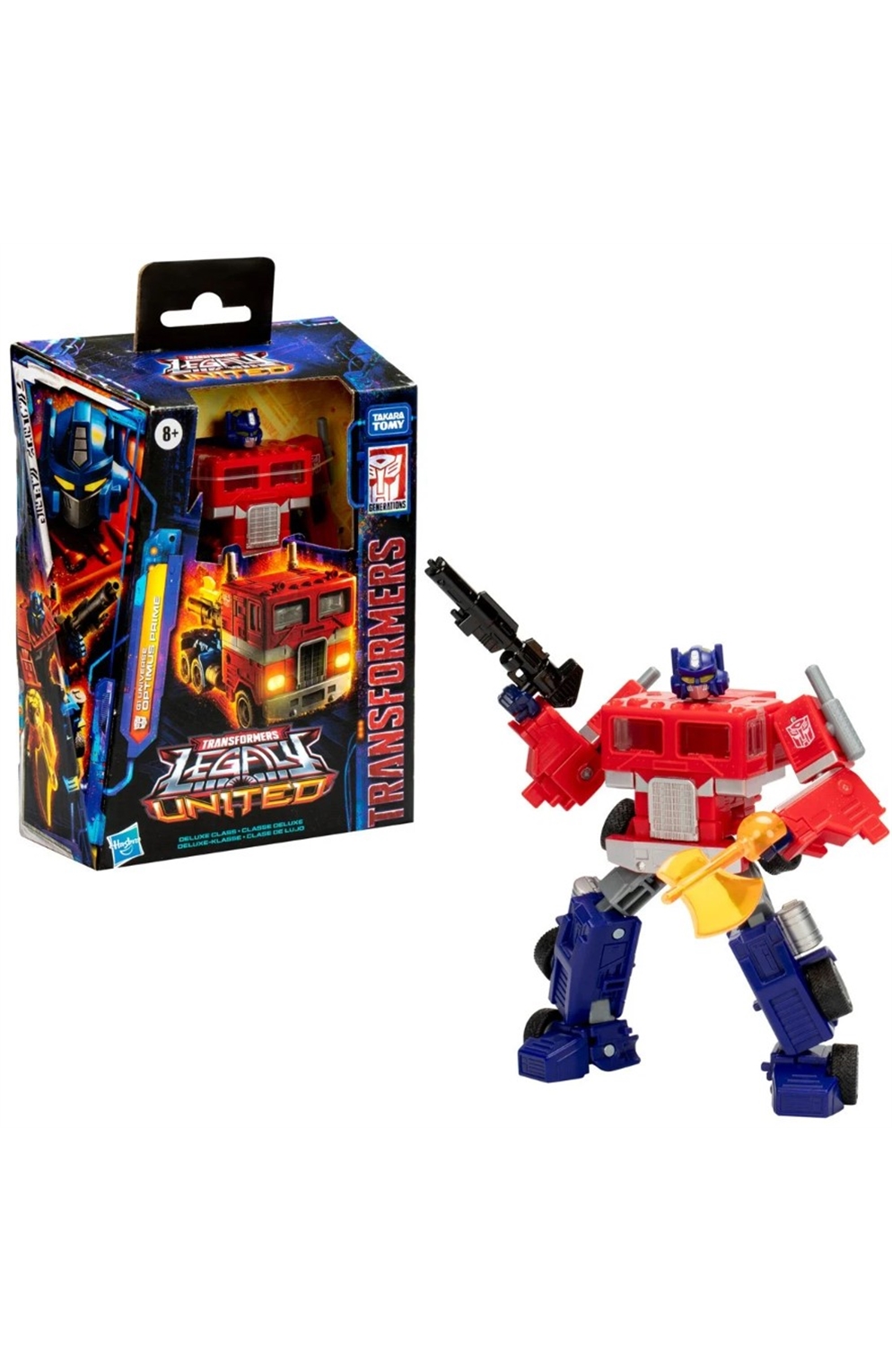 Transformers Legacy United Deluxe Class G1 Universe Optimus Prime Action Figure