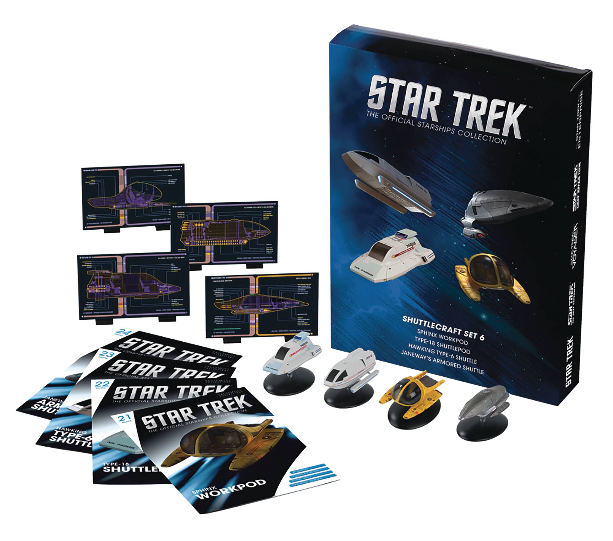 Star Trek Starships Fig Set #8 Shuttle Set 6